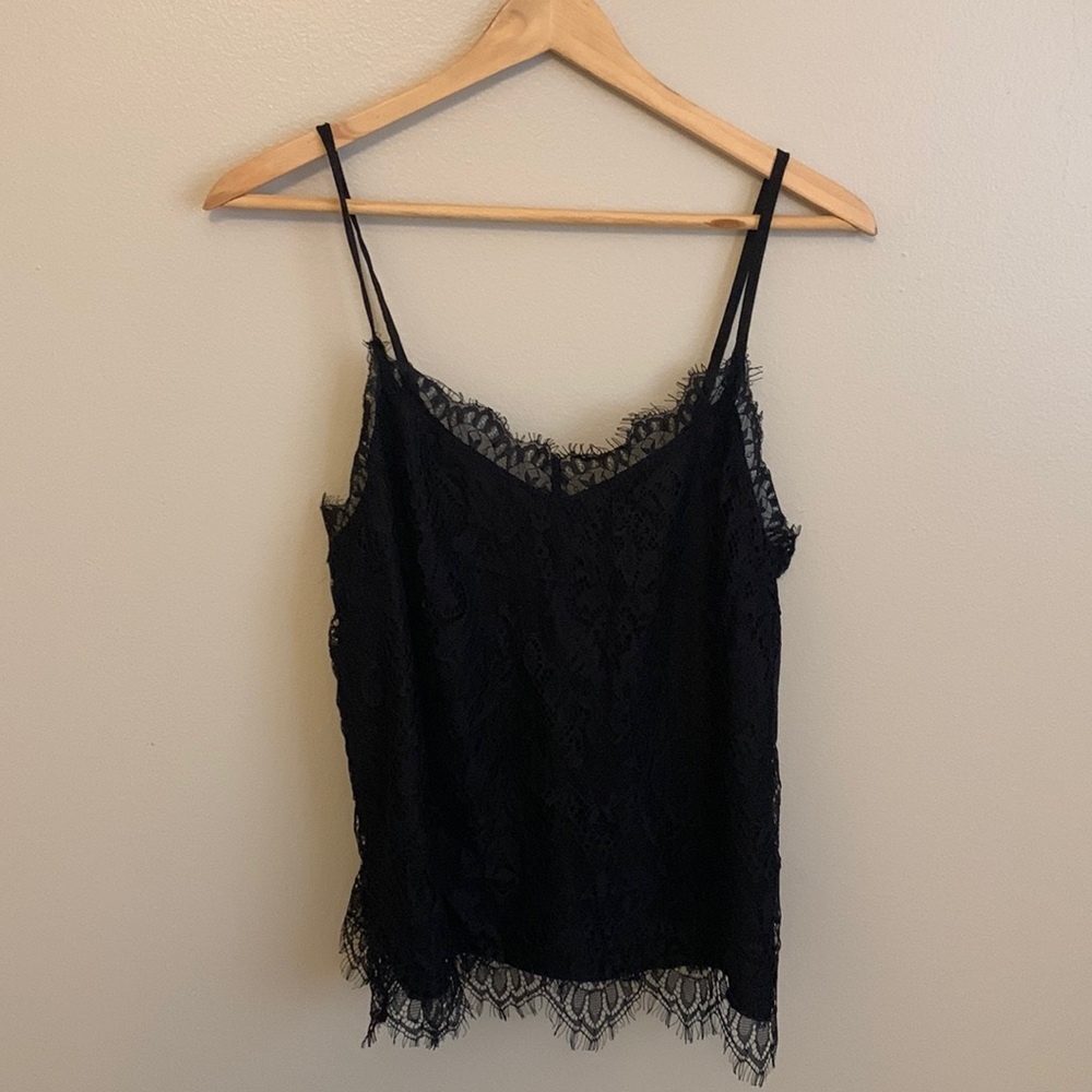 Black lace top
